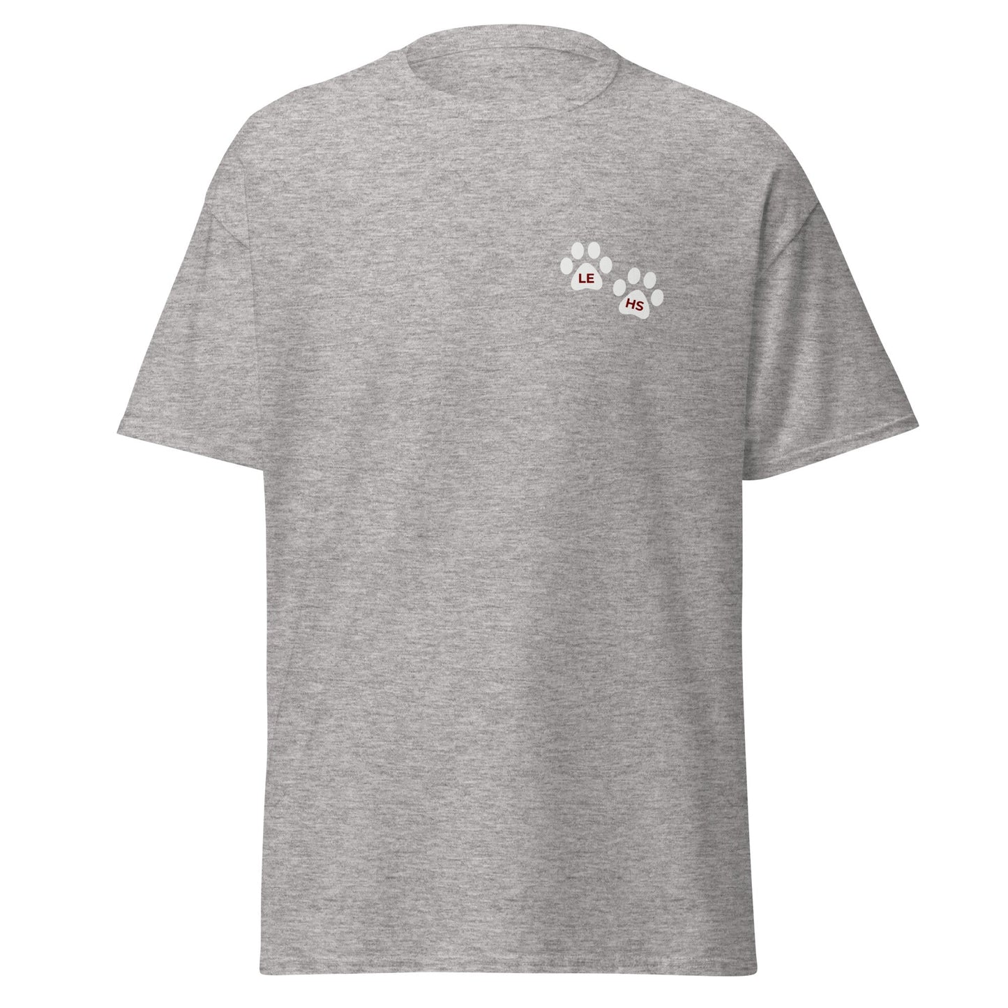 Classic | T-Shirt | Lynn English Cheerleading | Paws Logo