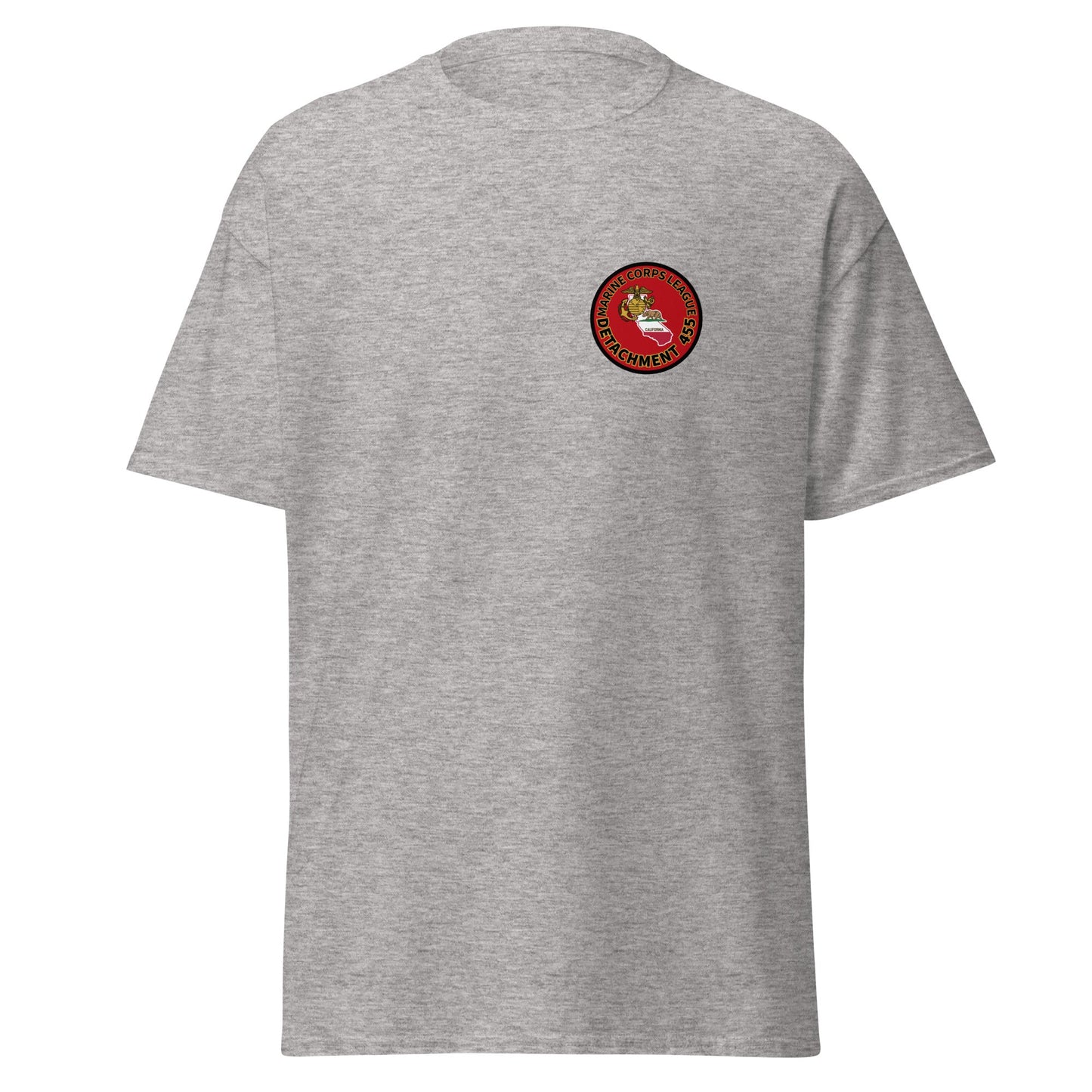 Classic | T-Shirt | Marine Corps League kings County Det 455 | Badge Logo
