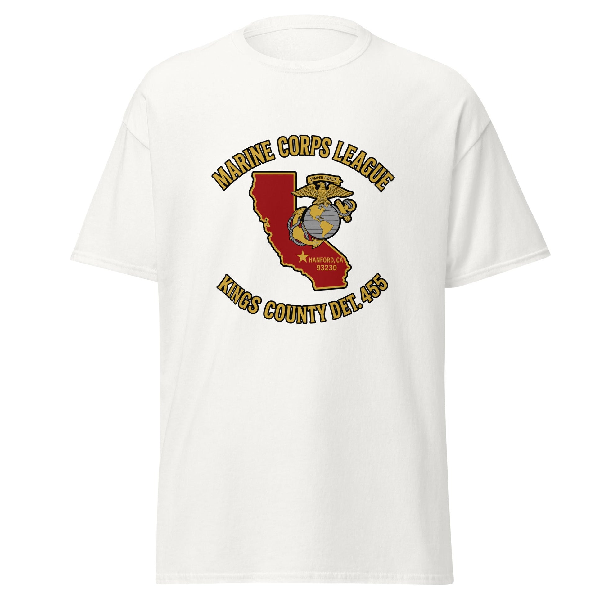 Classic | T-Shirt | Marine Corps League kings County Det 455 | Crest Logo