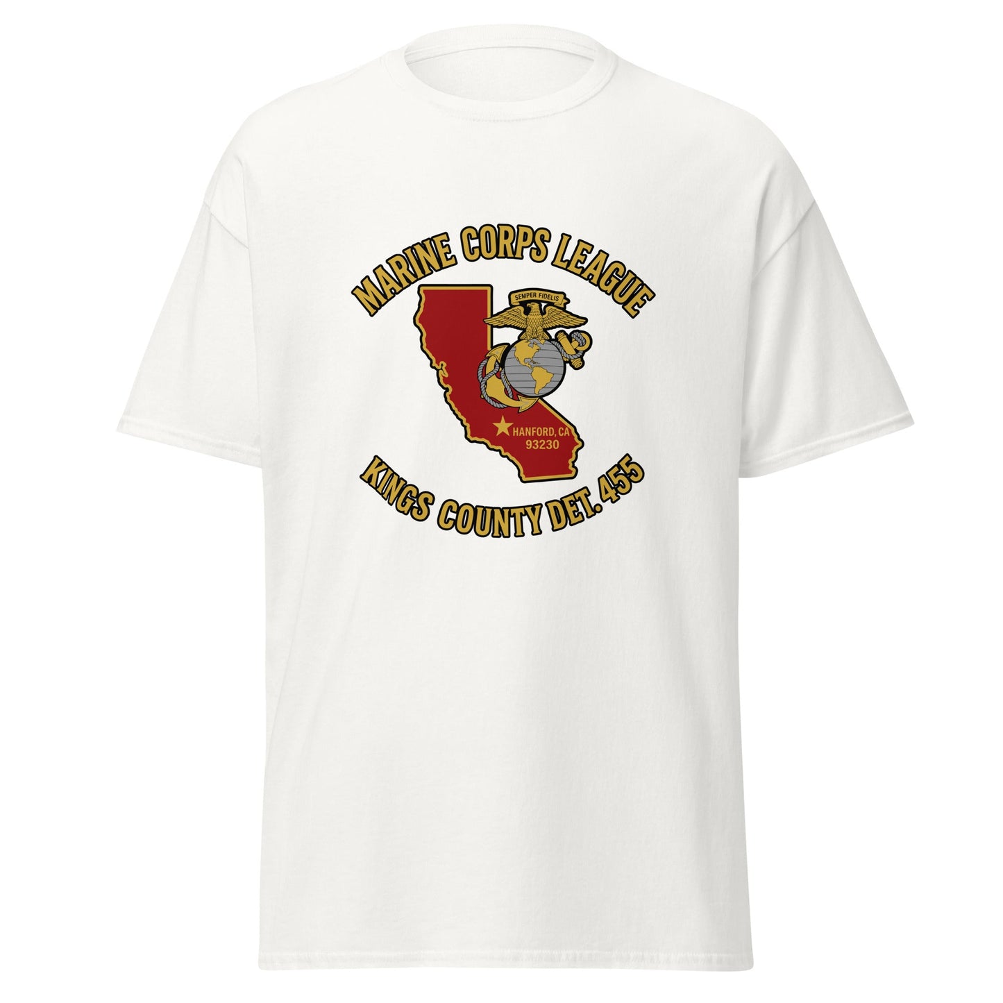 Classic | T-Shirt | Marine Corps League kings County Det 455 | Crest Logo