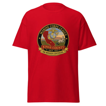 Classic | T-Shirt | Marine Corps League kings County Det 455 | Shield Logo