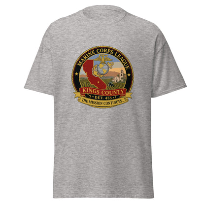 Classic | T-Shirt | Marine Corps League kings County Det 455 | Shield Logo