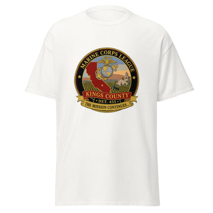 Classic | T-Shirt | Marine Corps League kings County Det 455 | Shield Logo