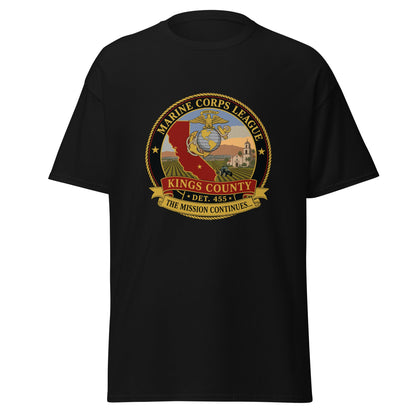 Classic | T-Shirt | Marine Corps League kings County Det 455 | Shield Logo