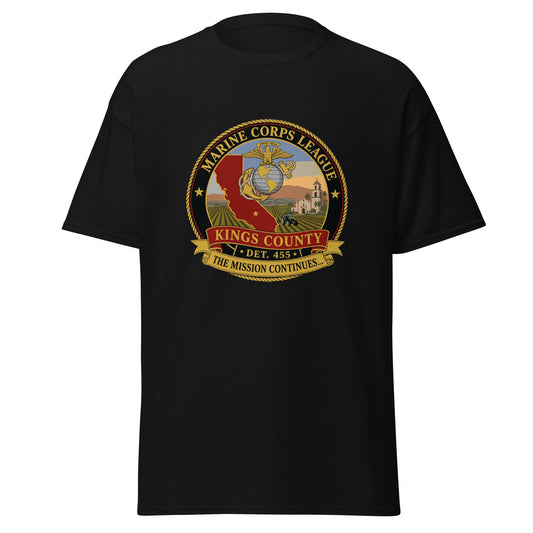 Classic | T-Shirt | Marine Corps League kings County Det 455 | Shield Logo