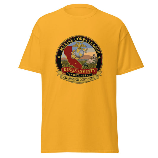 Classic | T-Shirt | Marine Corps League kings County Det 455 | Shield Logo