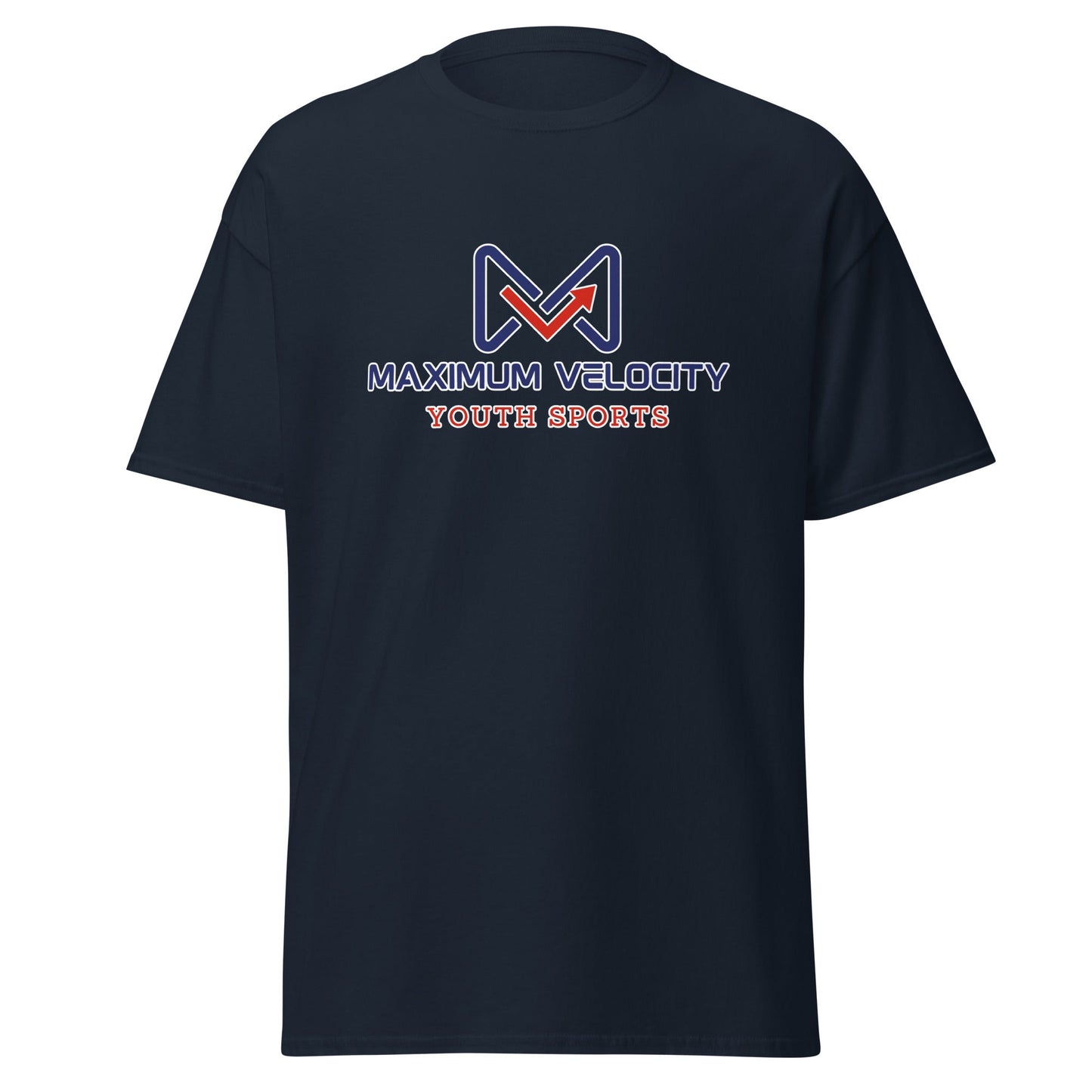 Classic | T-Shirt | Maximum Velocity Youth Sports | Emblem Logo