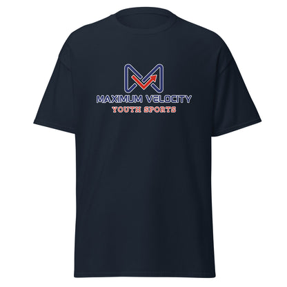 Classic | T-Shirt | Maximum Velocity Youth Sports | Emblem Logo