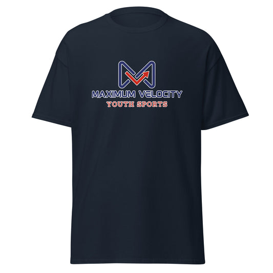 Classic | T-Shirt | Maximum Velocity Youth Sports | Emblem Logo