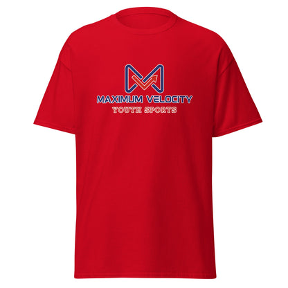 Classic | T-Shirt | Maximum Velocity Youth Sports | Emblem Logo