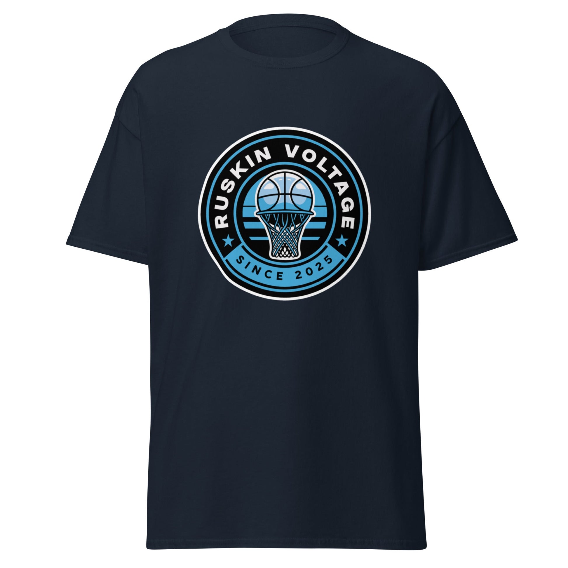 Classic | T-Shirt | Maximum Voltage Athletics District | Hoop Crest Logo