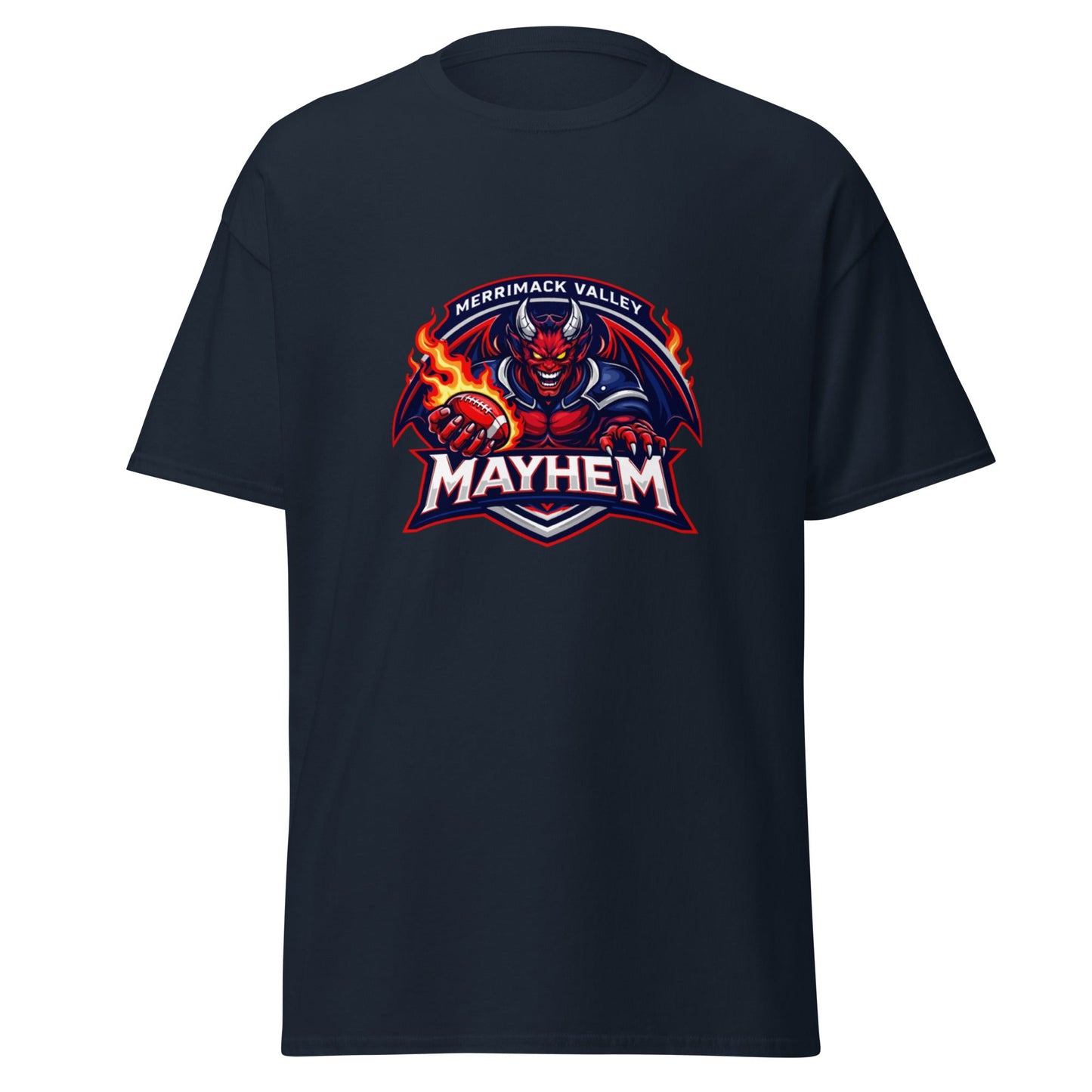 Classic | T-Shirt | Merrimack Valley Mayhem | Overlord Crest Logo