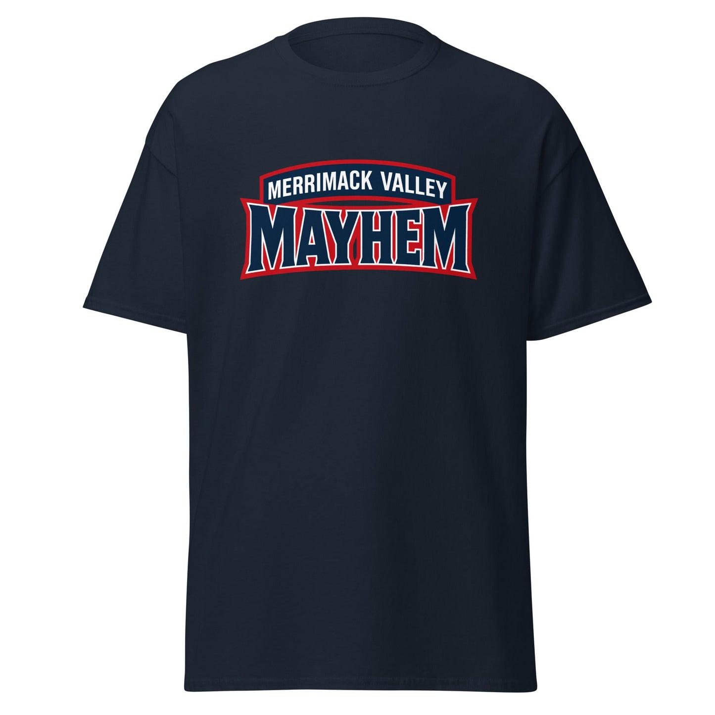Classic | T-Shirt | Merrimack Valley Mayhem | Script Logo