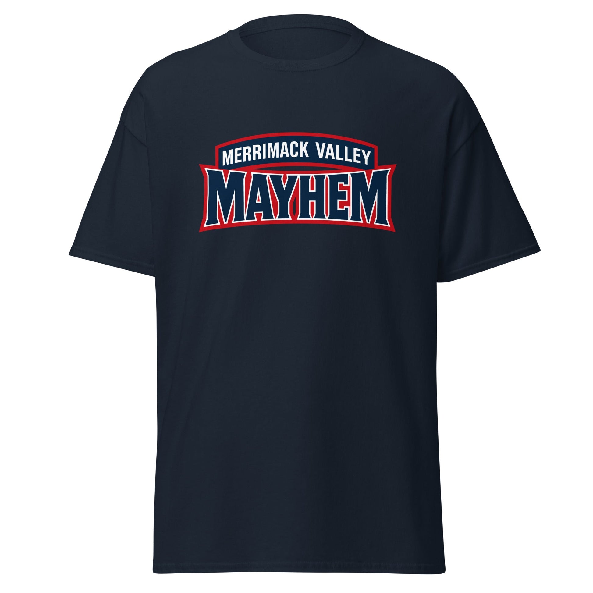 Classic | T-Shirt | Merrimack Valley Mayhem | Script Logo