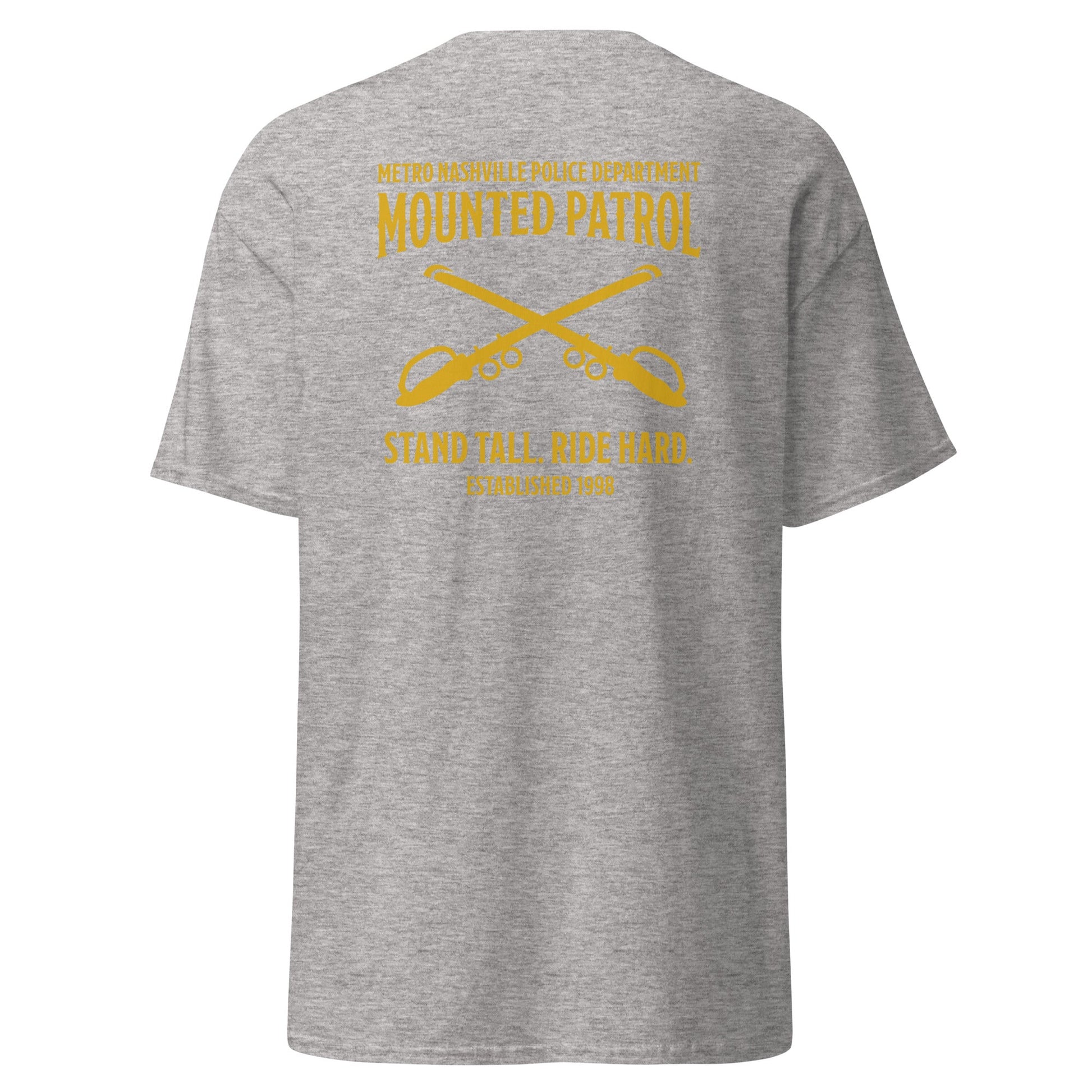Classic | T-Shirt | Metro Nashville Police Department Horse Mounted Patrol | Stand Tall Logo