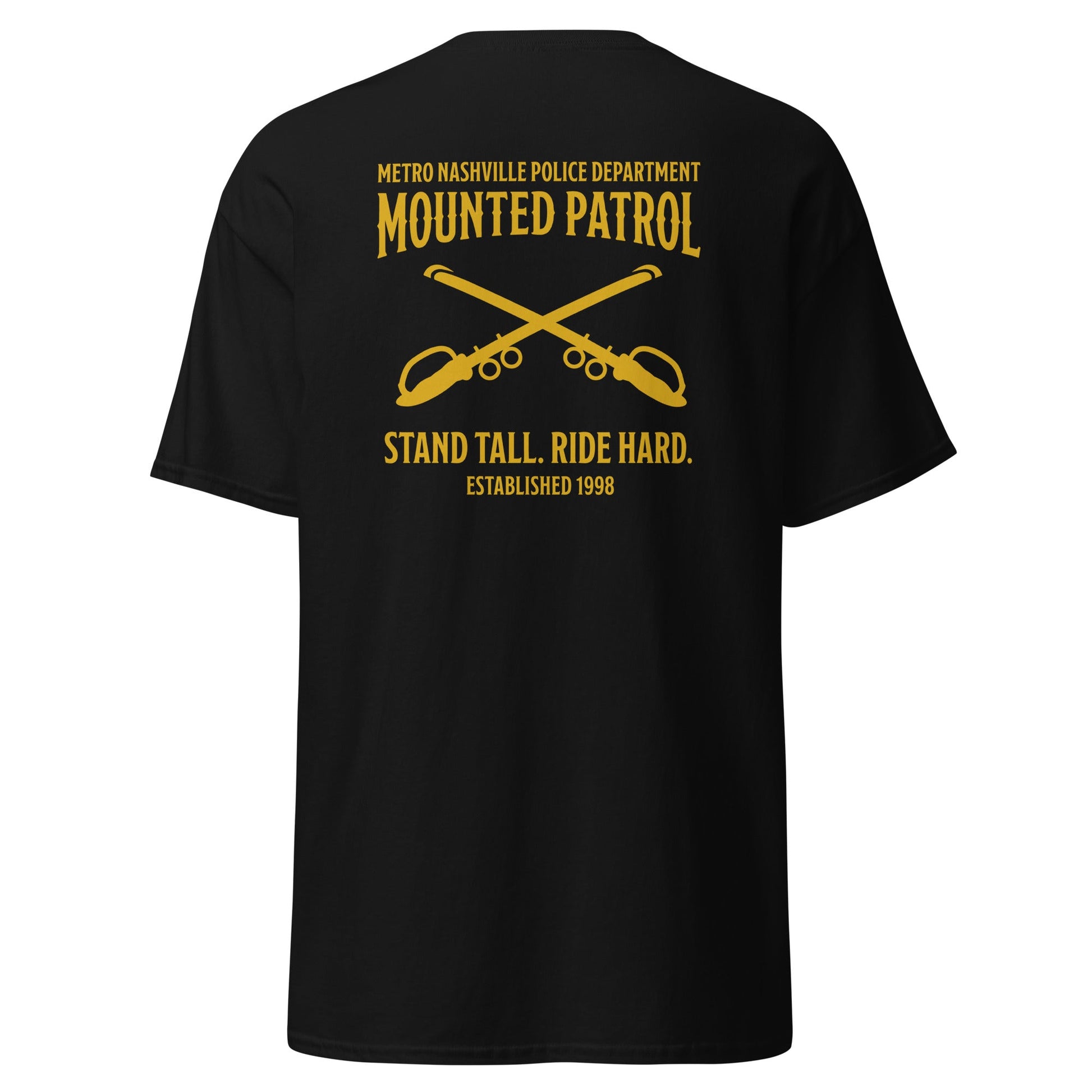 Classic | T-Shirt | Metro Nashville Police Department Horse Mounted Patrol | Stand Tall Logo