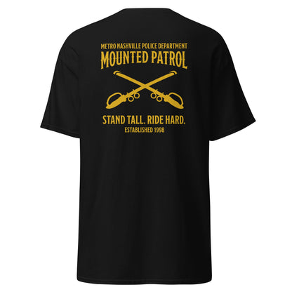 Classic | T-Shirt | Metro Nashville Police Department Horse Mounted Patrol | Stand Tall Logo