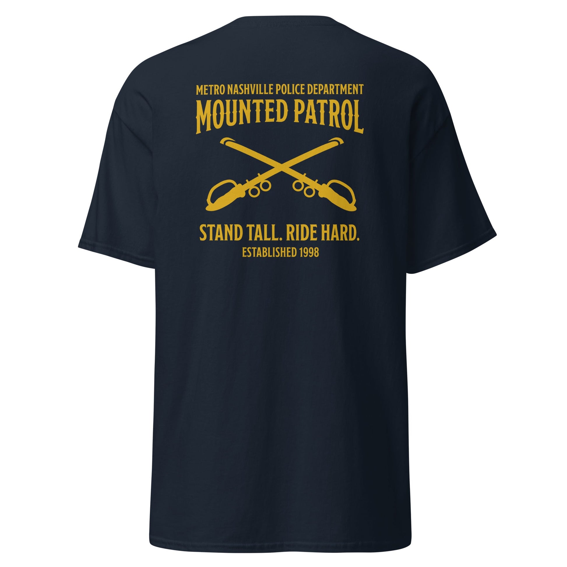 Classic | T-Shirt | Metro Nashville Police Department Horse Mounted Patrol | Stand Tall Logo