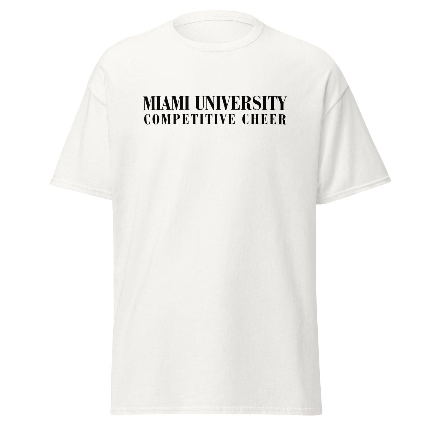 Classic | T-Shirt | Miami University Competitive Cheer Team | Alt Logo