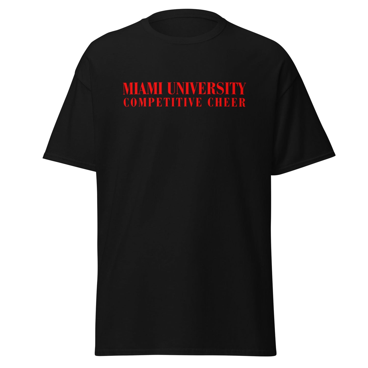 Classic | T-Shirt | Miami University Competitive Cheer Team