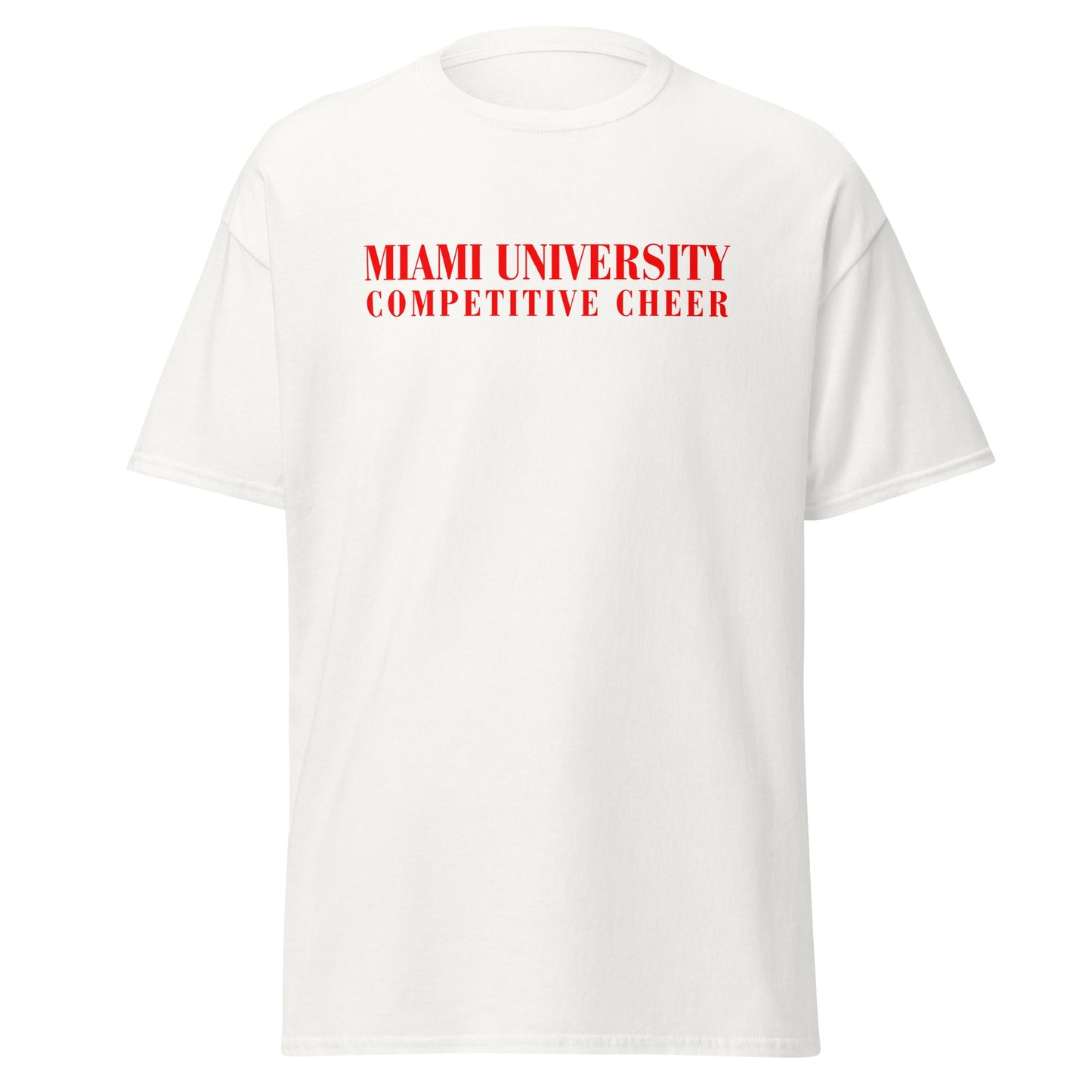 Classic | T-Shirt | Miami University Competitive Cheer Team