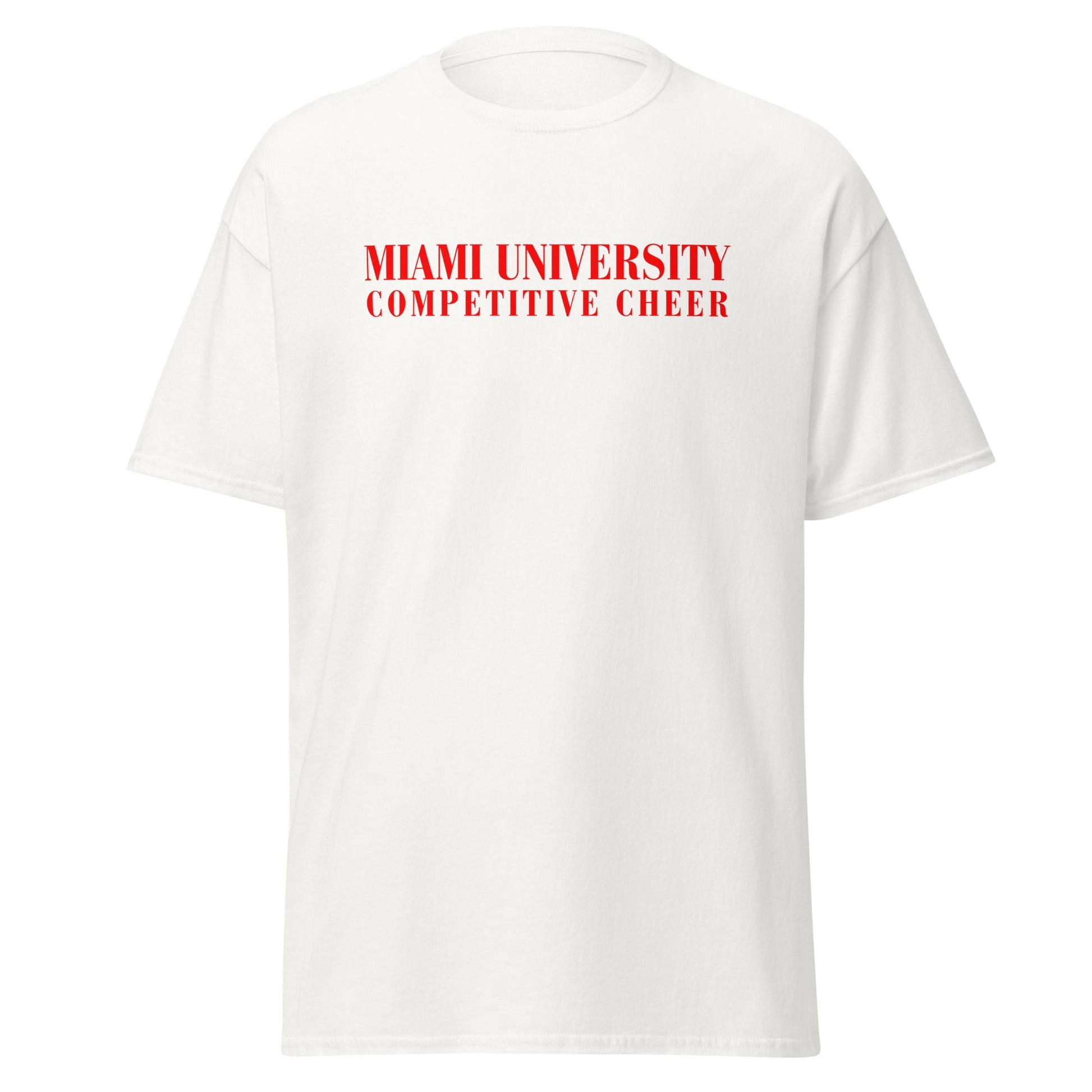 Classic | T-Shirt | Miami University Competitive Cheer Team