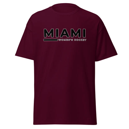 Classic | T-Shirt | Miami Women's Hockey | Lettermark Logo