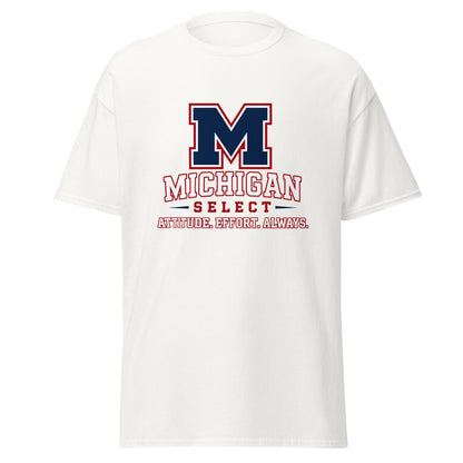 Classic | T-Shirt | Michigan Select Baseball | Crest Logo