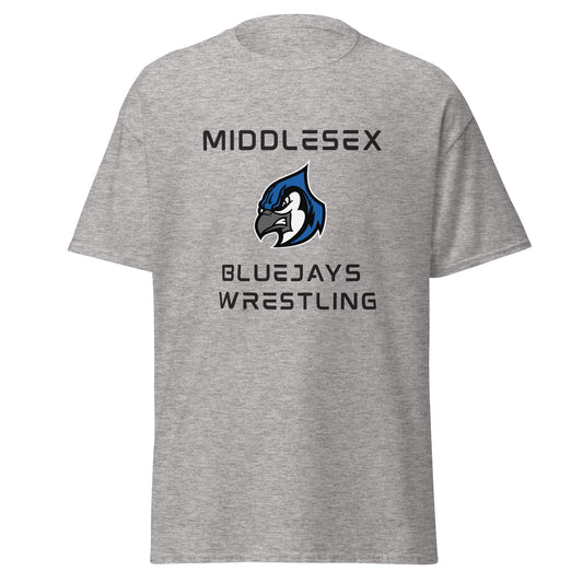 Classic | T-Shirt | Middlesex Bluejays Wrestling | Bluejays Logo