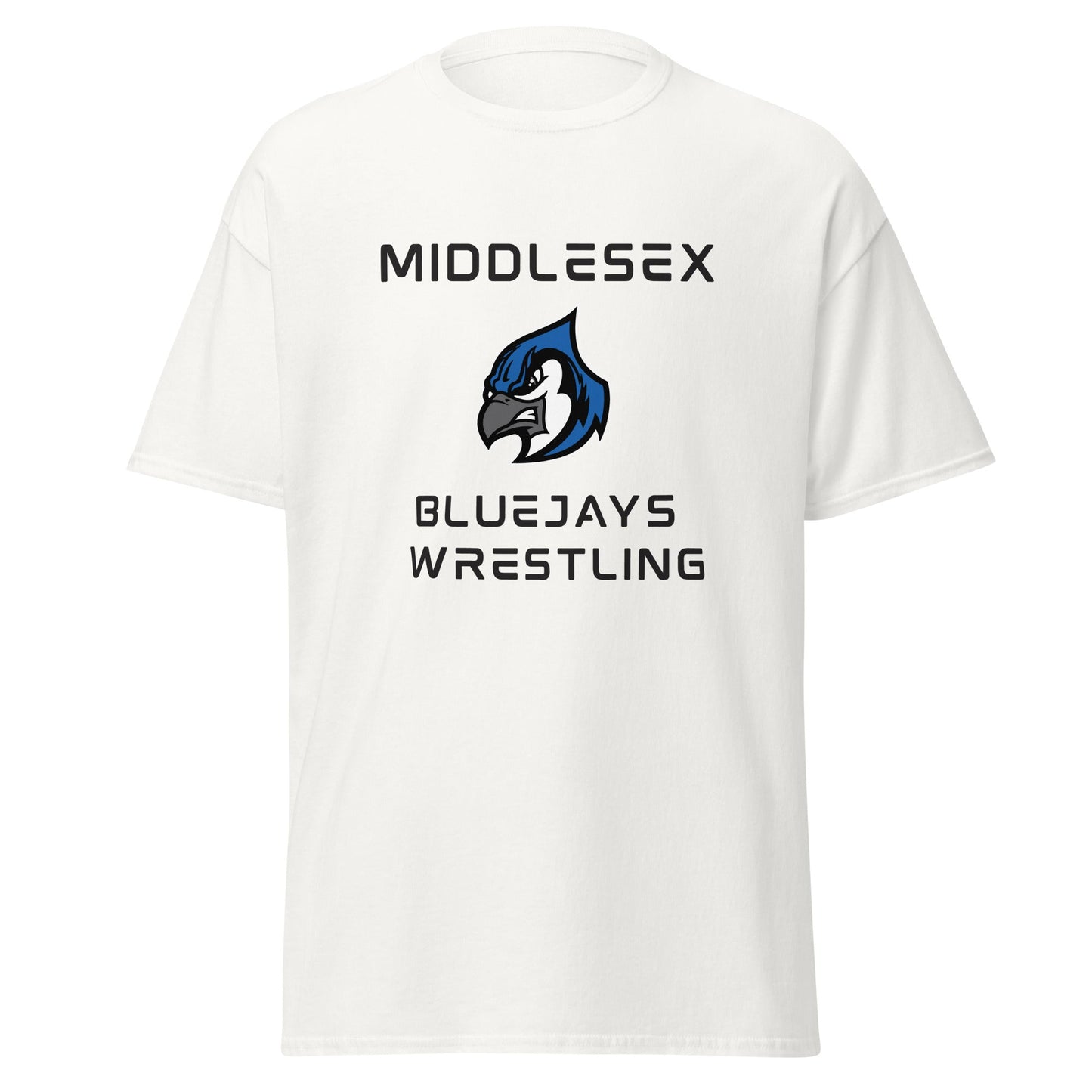 Classic | T-Shirt | Middlesex Bluejays Wrestling | Bluejays Logo