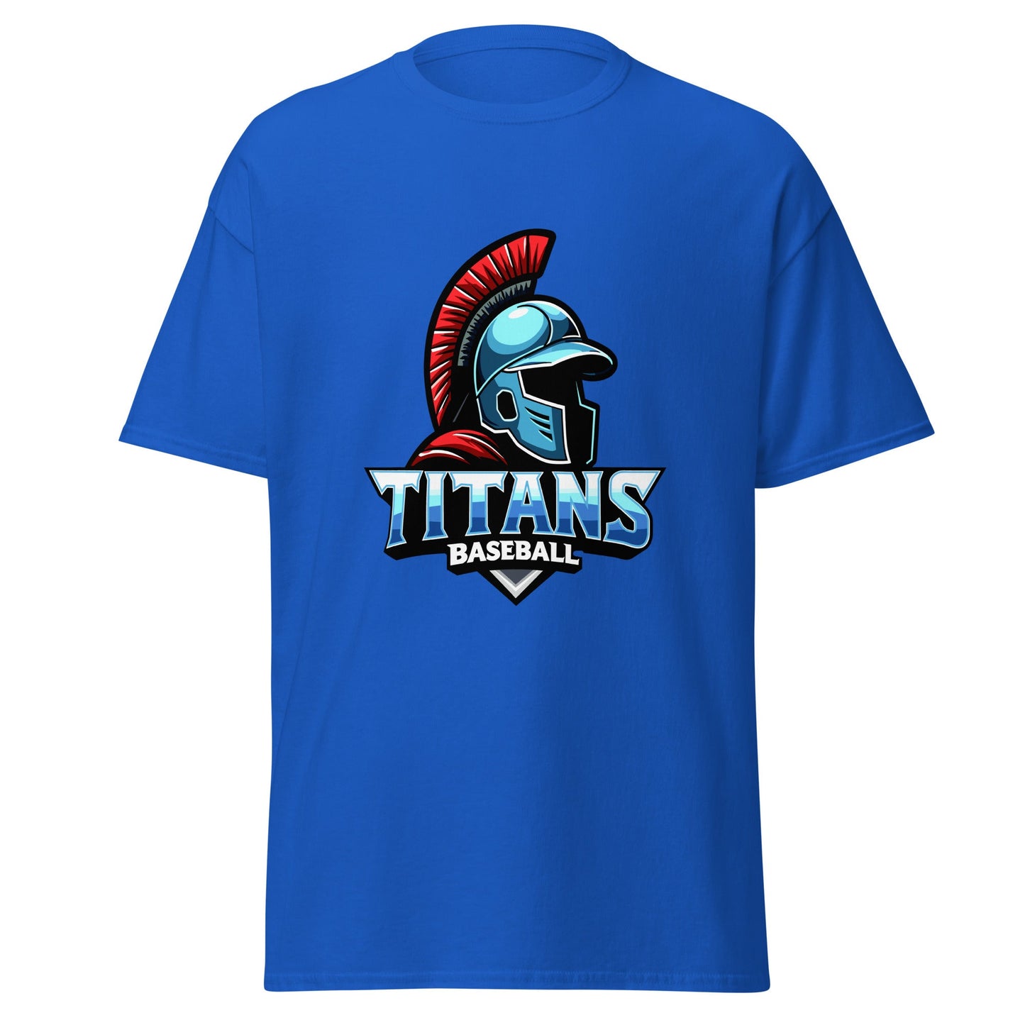 Classic | T-Shirt | Mighty Titans Baseball | Crest Logo