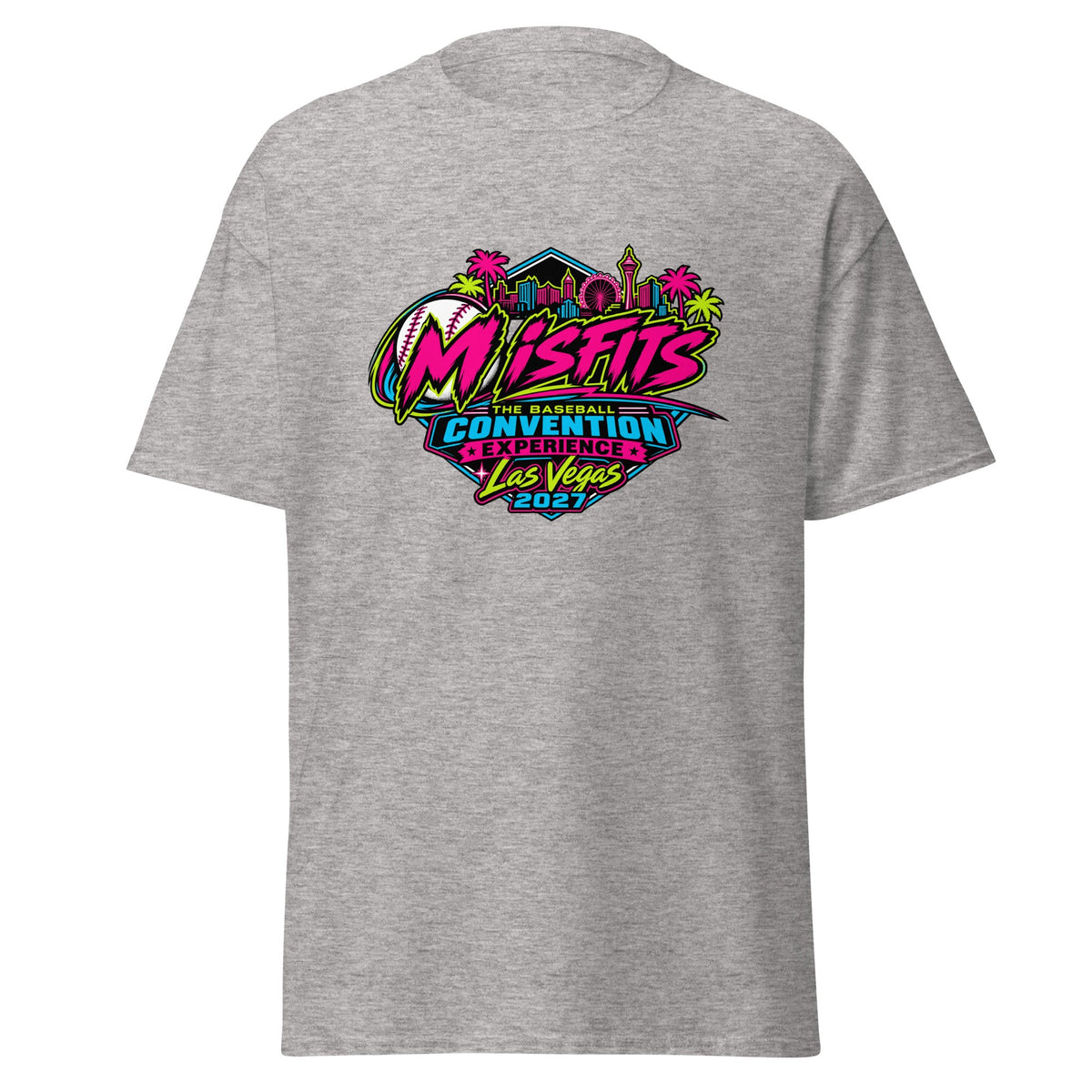 Classic | T-Shirt | Misfits Baseball | Crest Logo