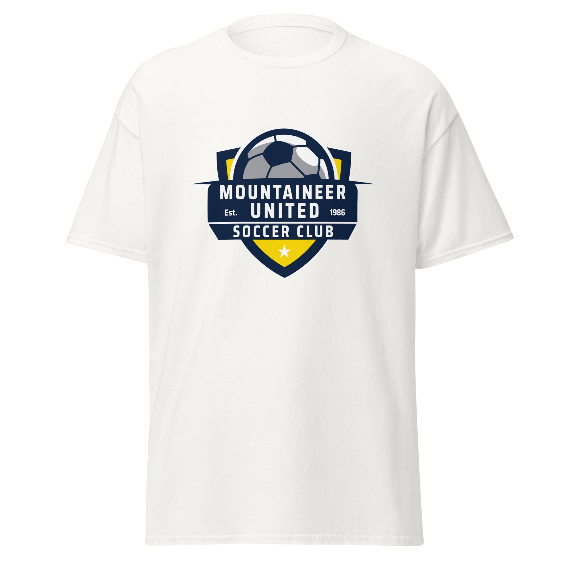 Classic | T-Shirt | Mountaineer United Soccer Club | Alpine Crest Logo