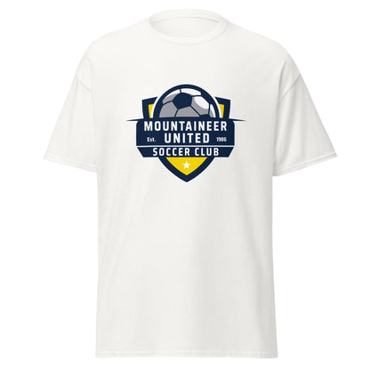 Classic | T-Shirt | Mountaineer United Soccer Club | Alpine Crest Logo