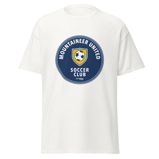 Classic | T-Shirt | Mountaineer United Soccer Club | Badge Logo