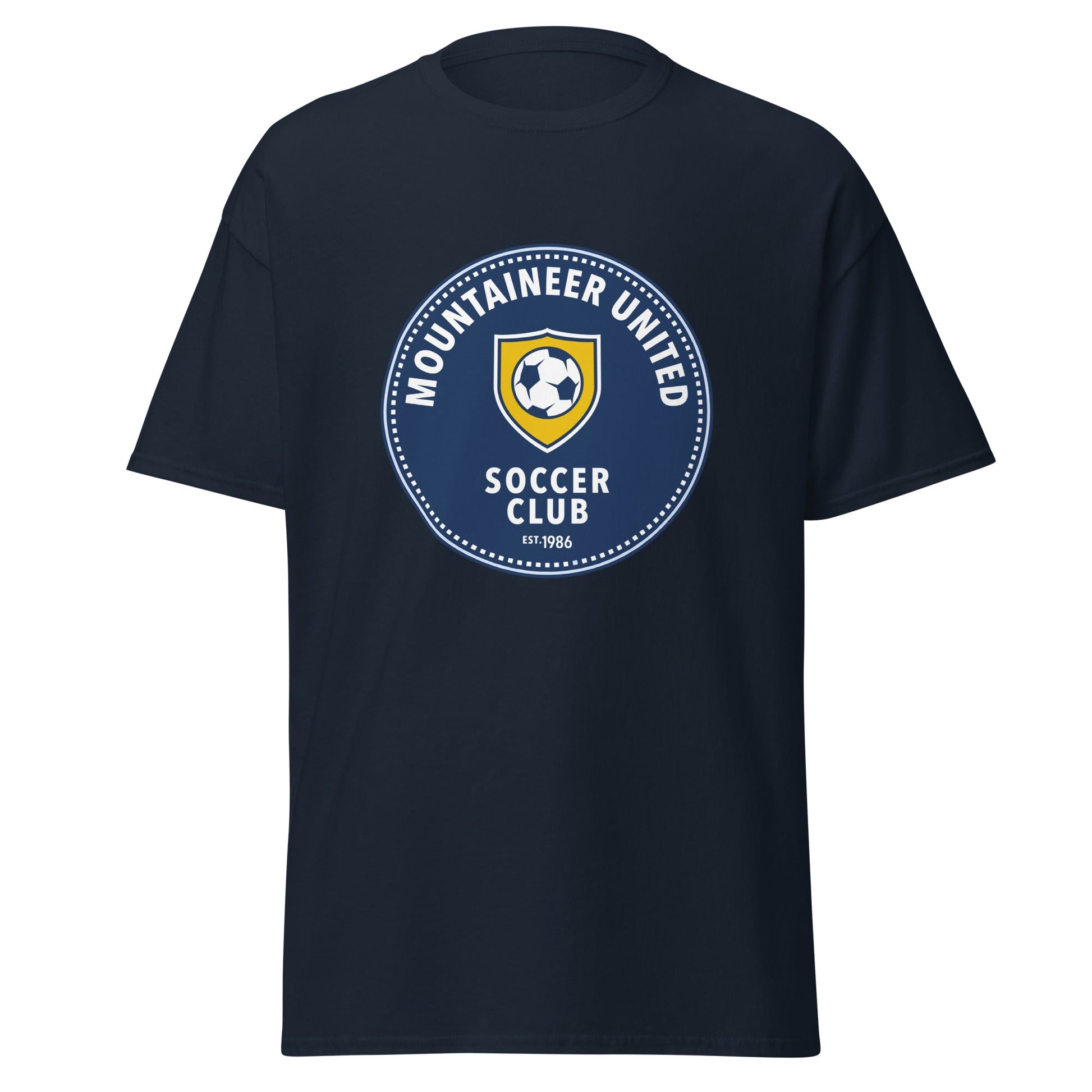 Classic | T-Shirt | Mountaineer United Soccer Club | Badge Logo