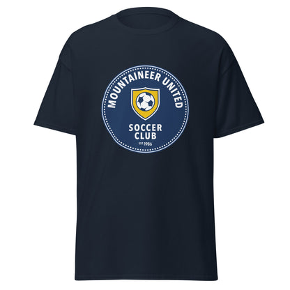 Classic | T-Shirt | Mountaineer United Soccer Club | Badge Logo