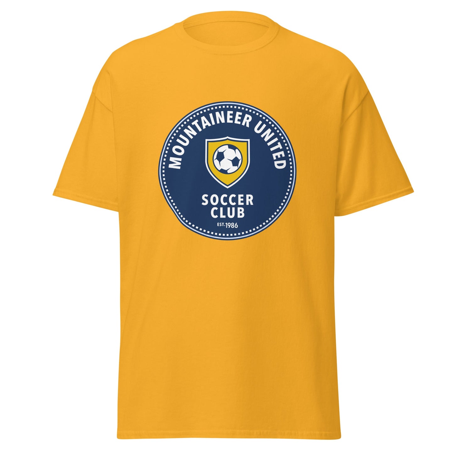 Classic | T-Shirt | Mountaineer United Soccer Club | Badge Logo