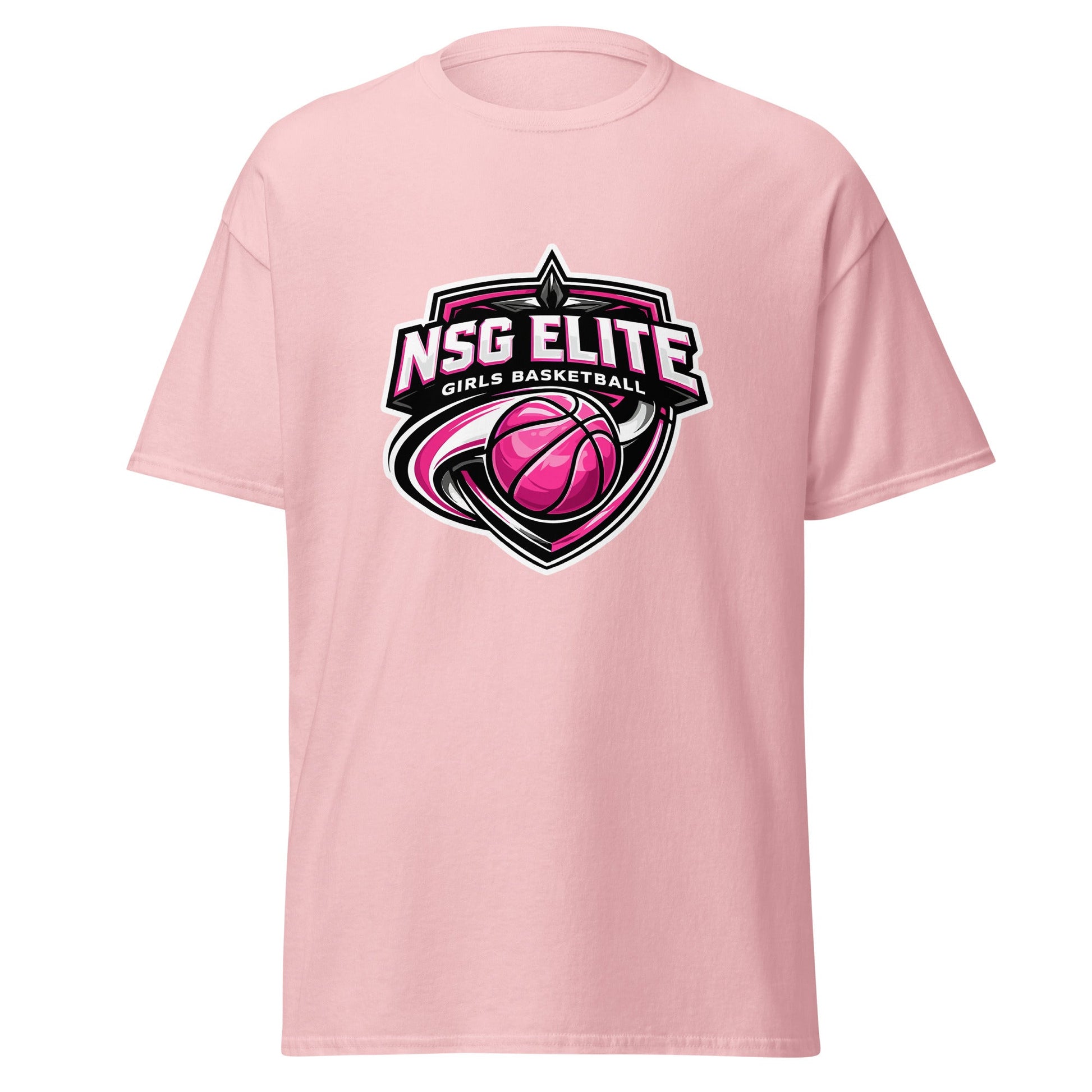 Classic | T-Shirt | NSG Elite Women’s Basketball | Vanguard Shield Logo