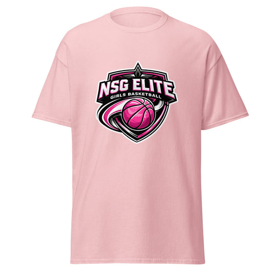 Classic | T-Shirt | NSG Elite Women’s Basketball | Vanguard Shield Logo