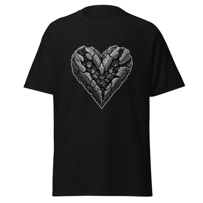 Classic | T-Shirt | Obsidian Heartbeat | Emblem Logo
