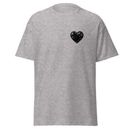 Classic | T-Shirt | Obsidian Heartbeat | Heart Crest Logo