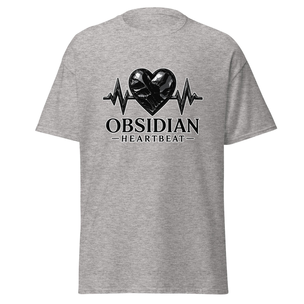 Classic | T-Shirt | Obsidian Heartbeat | Pulse Athletics Logo