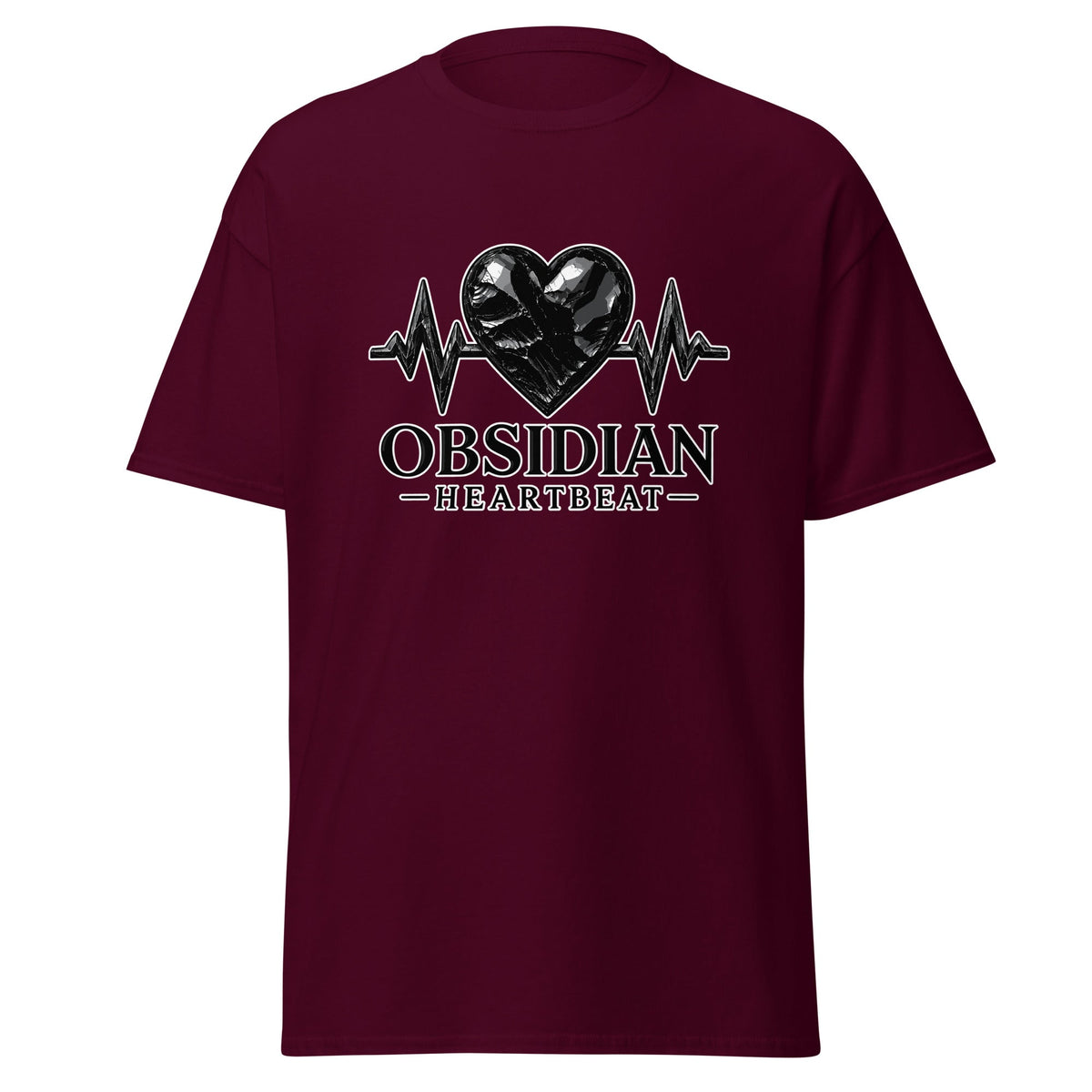 Classic | T-Shirt | Obsidian Heartbeat | Pulse Athletics Logo