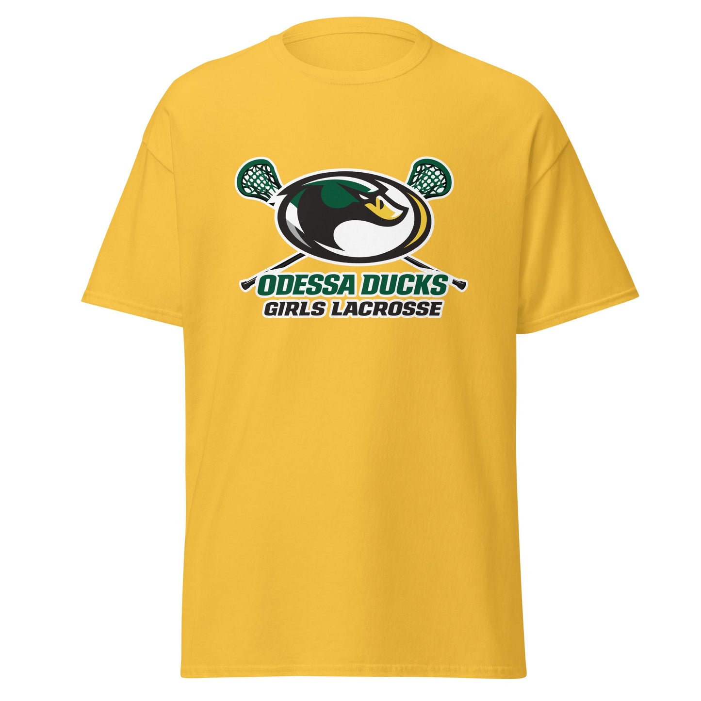 Classic | T-Shirt | Odessa Girls Lacrosse | Duck Sticks Logo