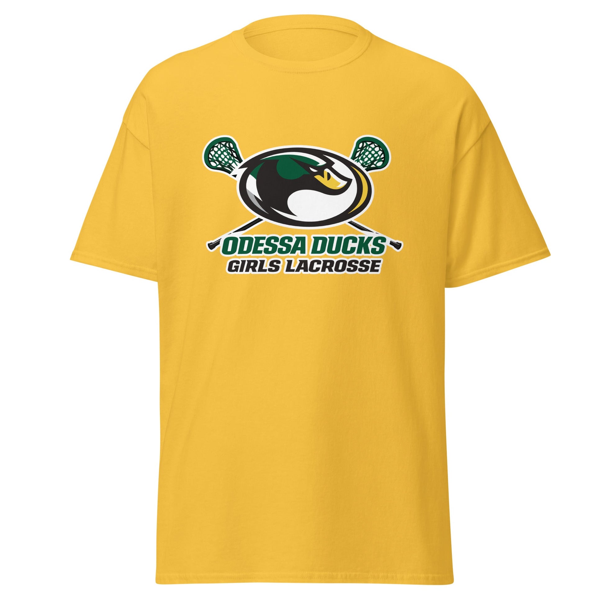 Classic | T-Shirt | Odessa Girls Lacrosse | Duck Sticks Logo