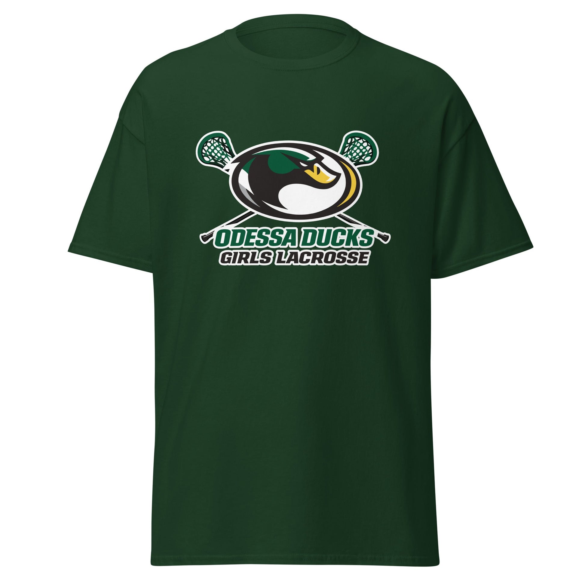 Classic | T-Shirt | Odessa Girls Lacrosse | Duck Sticks Logo