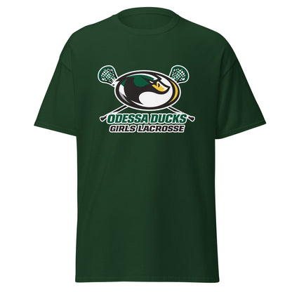 Classic | T-Shirt | Odessa Girls Lacrosse | Duck Sticks Logo