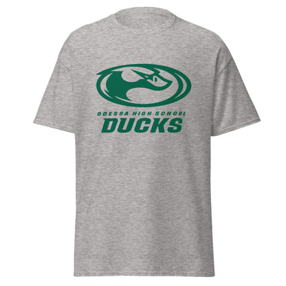Classic | T-Shirt | Odessa Girls Lacrosse | Ducks Green Logo