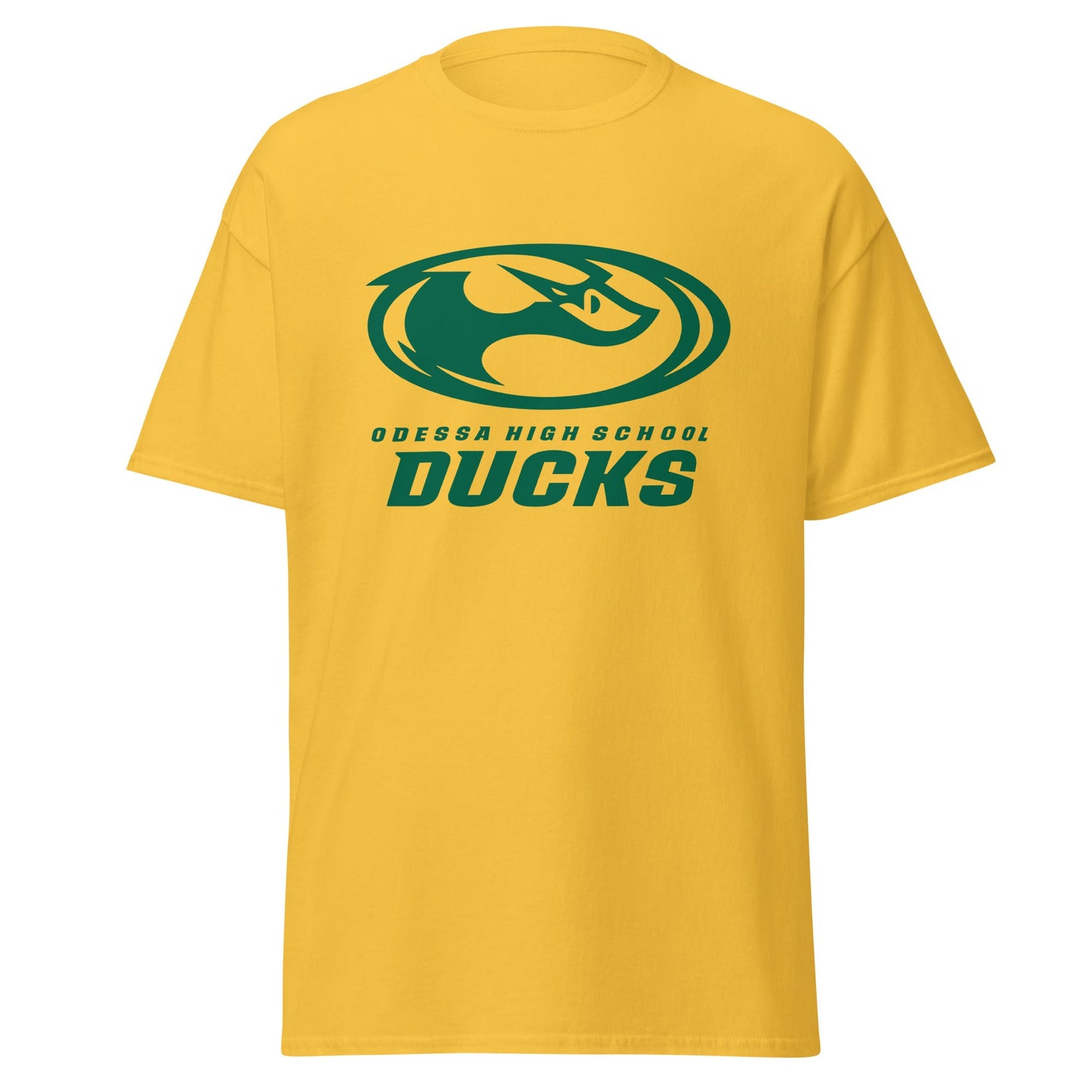 Classic | T-Shirt | Odessa Girls Lacrosse | Ducks Green Logo
